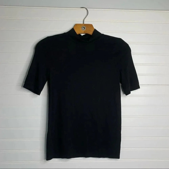 Madewell Drapey Mockneck Top - Picture 3 of 8